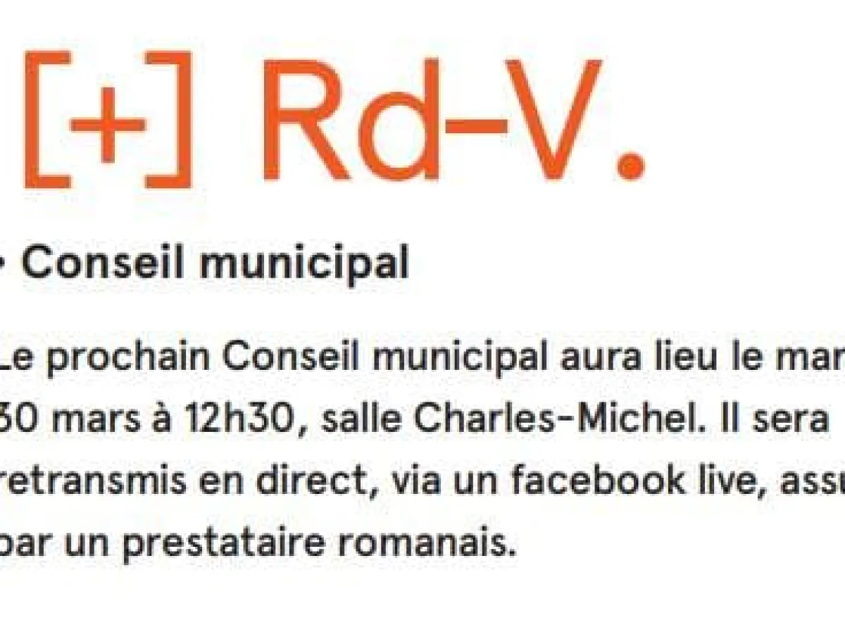 26 - Romans Conseil municipal retour de diffusion